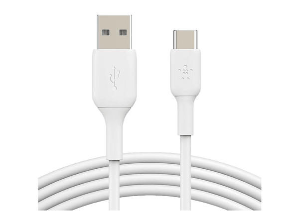 Cable USB - Belkin Cable USB-A a USB-C de 15 W, 1m, Universal, Blanco