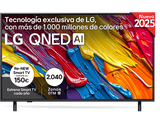 TV QNED 50 - LG 50QNED82A6B, UHD 4K, Procesador Inteligente α7 AI Processor 4K Gen8, Smart TV, DVB-T2 (H.265), Ashed Blue