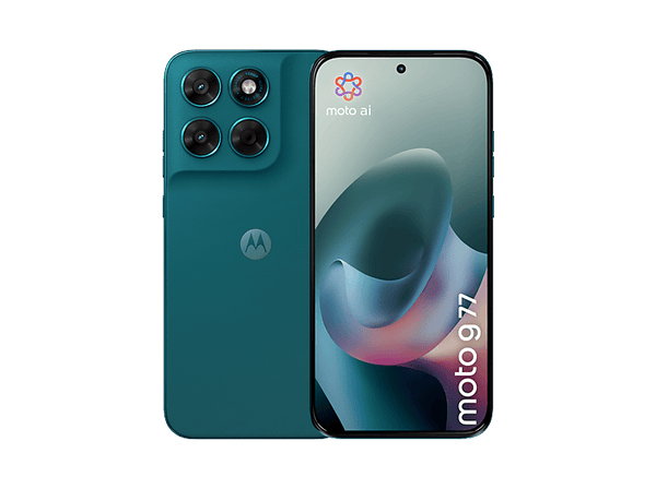 Móvil - motorola moto g77, Shaded Spruce, 256 GB, 8 GB RAM, 6.78 " Extreme AMOLED, MediaTek Dimensity 6400 (6 nm), 5200 mAh