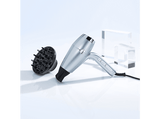 Secador - Babyliss Hydro Fusion 2100 W, Sistema iónico dual, Hidratación y brillo, 3 temperaturas, 2 velocidades, Difusor, D773DE, Azul