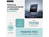 Móvil - motorola edge 60 fusion, Amazonite, 256 GB, 8 GB RAM, 6.7 pOLED, MediaTek Dimensity 7300, 5200 mAh