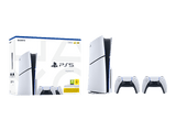 Consola - Sony PS5 Slim Standard, 1 TB SSD, 4K, 2 mandos DualSense, Chasis E, Blanco
