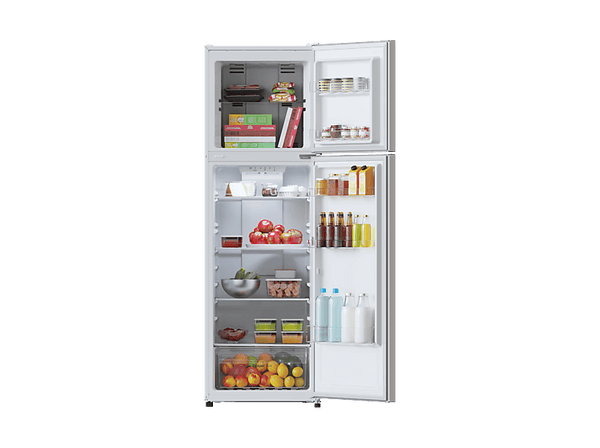 Frigorífico dos puertas - Cecotec Bolero CoolMarket 2D 255 NF White E, No Frost, 169.5 cm, Capacidad 255 l, Motor Inverter, Puerta reversible, Blanco