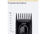 Cortapelos - Braun Series 5 HC5510, Memoria SafetyLock, 9 ajustes de longitud, 1 peine, 50 min autonomía , Negro