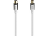 Cable de antena - Hama 00205446, Coaxial, 100 dB, 3 m, Blanco