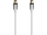 Cable de antena - Hama 00205446, Coaxial, 100 dB, 3 m, Blanco