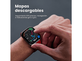 Smartwatch - Amazfit Bip 6, 22mm, Pantalla AMOLED de 1.97, 5 ATM, 14 días Autonomía, Piedra