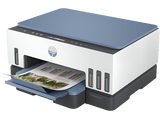 Impresora multifunción - HP Smart Tank 7006, Color, Impresión automática doble cara, Wi-Fi, Azul