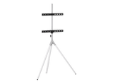 Soporte TV - One For All WM 7462, Para TV de 32 - 65 , VESA 400x400, Altura ajustable, Rotación 360º, Blanco