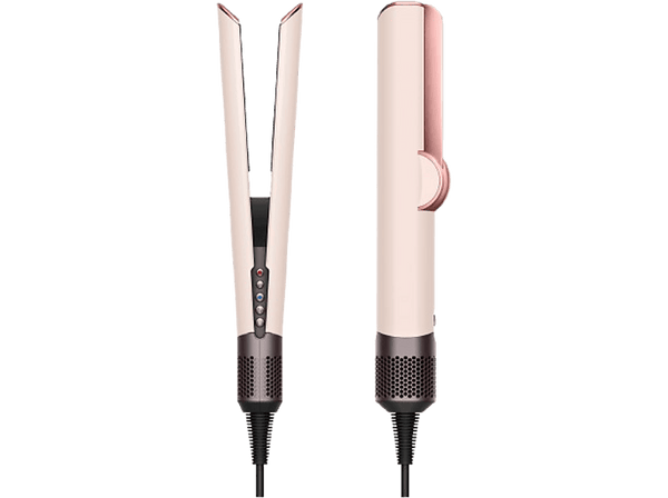 Plancha de pelo - Dyson Airstrait, Alisado Mojado a Seco, 1600W, 3 Niveles temperatura, 3 Niveles potencia, Ceramic Pink/ Rose Gold