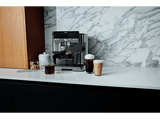Cafetera express - Ninja Luxe Café Premier ES601EU, 9 bar, 1650W, 2 Tazas, Capacidad del depósito 2L, Capacidad de café en grano 250g, Plata