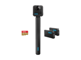 Cámara deportiva - GoPro MAX2 + Accessories Bundle, Vídeo en 8K 360°, 29 MP, Negro