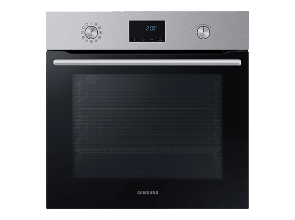Horno - Samsung NV68A1170BS/EC, Multifunción, Pirolítico, 68l, Encastrable, Pirolítico, 59.5 cm, Inox
