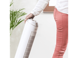 Ventilador de torre - Cecotec EnergySilence 8090 Skyline, 60W, Oscilación automática, 3 velocidades, Temporizador 2h, Asa, Base estable, Blanco