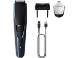 Barbero - Philips BT3238/15 - S3000, 90 min Autonomía, 3 accesorios, 20 niveles de corte, Azul