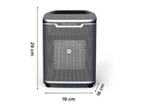 Calefactor - Rowenta Instant Comfort, 2000 W, 4 modos, 35 m², Muy silencioso, Antivuelco, Apagado automático, Temporizador, Modo Eco, Compacto, Azul