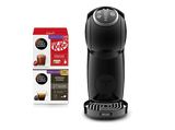 Cafetera de cápsulas - De'Longhi EDG315.B + 2 packs Genio Plus de regalo, 1500W, 15 bar, 0.8 l, Apagado automático, Negro