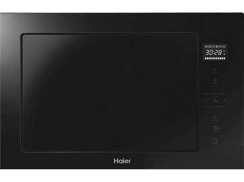 Microondas con grill integrable - Haier Series 2&4 H38MWID4ID27N, 900W, 6 niveles, 28 l, Negro