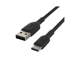 Cable USB - Belkin Cable trenzado USB-C a USB-A, 15 cm, 15 W, Compatibilidad Universal, Negro