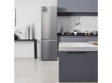 Frigorífico combi - LG GBB71PZVCN1, No Frost, 186 cm, 374 l, DoorCooling+™, FRESHBalancer™, Acero Inoxidable Antihuellas