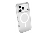 Funda móvil - CellularLine ULTRA STRONG MAG, Para iPhone 17 Pro, Compatibilidad MagSafe, Antibacteriano, Ultrarresistente, Transparente