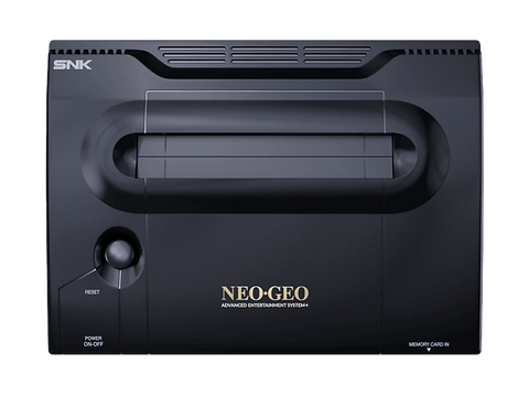 Consola retro - Plaion Replai Neo Geo AES+, Compatible con los cartuchos originales de NeoGeo, Salida Full HD vía HDMI, Negro