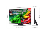 TV QNED MiniLED 50 - LG 50QNED87A6D, UHD 4K, Procesador Inteligente α7 AI Processor 4K Gen8, Smart TV, DVB-T2 (H.265), Ashed Blue