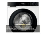 Lavadora carga frontal - Haier X5 Series HW90-BP14357TUIB, 9kg, 1400rpm, Motor Inverter, Wi-Fi, Blanco