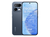 Móvil - Realme 16 Pro, Grey, 512 GB, 8 GB RAM, 6.78 AMOLED de 144Hz, Dimensity 7300-Max 5G, 6.500 mAh