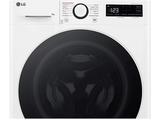Lavadora carga frontal - LG F2WR5S09A0W,  Serie fondo especial 500, 9 kg, 1200 rpm, 12 programas, AI Direct Drive™, Steam™, Blanco