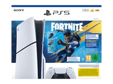 Consola - Sony PS5 Slim Standard, 1 TB SSD, 4K, 1 mando, Chasis E, Blanco + Pack Fortnite Flowering Chaos (código de descarga)