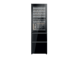 Vinoteca integrable - Haier In-Vista CSW9619ENGBW, Total No Frost, Duo Cooling, Air Flow Natural System, 40 botellas, Negro