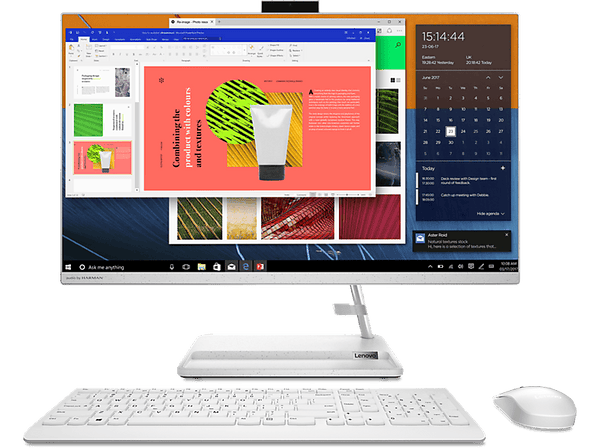 All in one - Lenovo IdeaCentre AIO 3 27ALC6, 27 " Full-HD, AMD Ryzen™ 5 7530U, 16GB RAM, 512GB SSD, Radeon™ Onboard Graphics, Windows 11 Home, Blanco