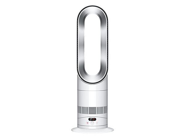 Ventilador sin aspas - Dyson Hot+Cool™ HF1, Ventilador y calefactor, Precalentamiento remoto, 2250 W, 10 Velocidades, Blanco/ Plata