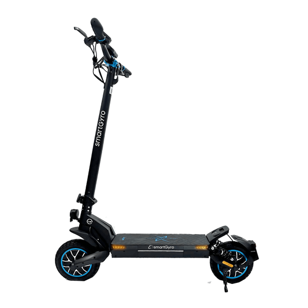 Patinete eléctrico - Smartgyro Crossover Dual Max C, Potencia nomina 500 W, Potencia máx. 1000W, Carga máx. 120 kg, 25km/h, Negro