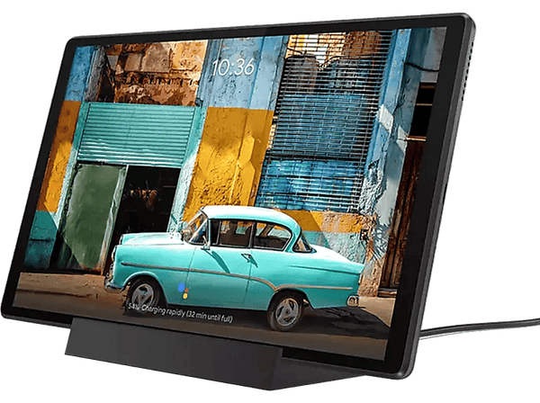 Tablet - Lenovo M10 HD, 10.1" HD, Helio P22T, 2GB RAM, 32GB eMMC, Android, Gris + Estación de carga