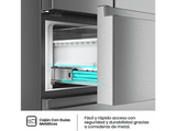 Frigorífico combi - Hisense RF632N4AIC1, Total No Frost, 201.3 cm, 485 L, Metal Tech Cooling, Multi Air-Flow, Inox