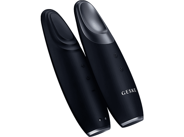 Rejuvenecedor facial - Geske Warm & Cool Eye Energizer 6 en 1, Reduce hinchazón alrededor ojos, IPX7, Negro