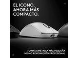 Ratón gaming - Logitech G Pro X Superlight 2C, Inalámbrico, 44.000ppp, Bluetooth-Lightspeed, Interruptores, PC-Mac, Botones personalizables, Blanco