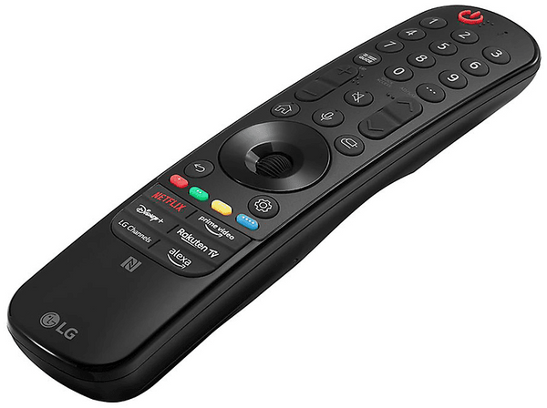 Mando a distancia - LG MR24GN, webOS 24/23/22 Smart TV, Negro