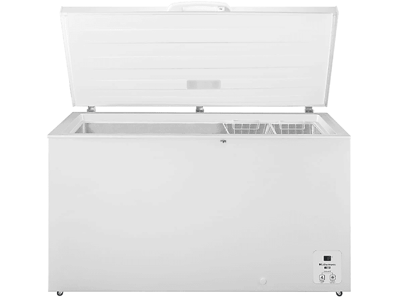 Congelador horizontal - Hisense FT546D4AWLYE, Defrost, 420 l, 85 cm, Inverter, Blanco