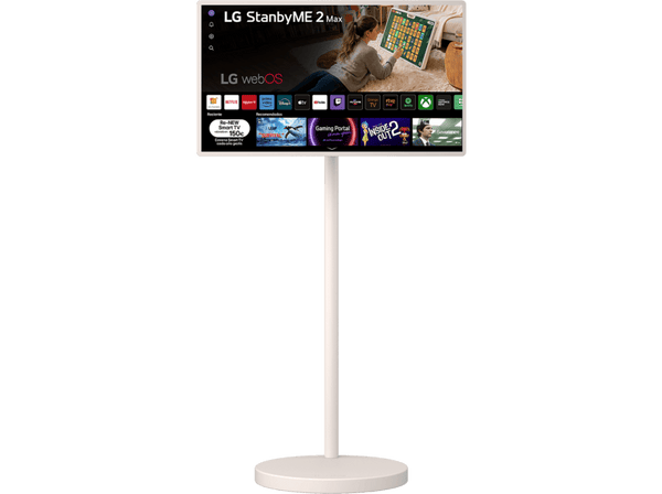 TV LED 32" - LG StanbyMe 2 32LX6BPGA, UHD 4K, Procesador Inteligente α8 AI Processor 4K Gen3, Smart TV, Blanco Roto