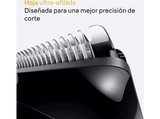 Barbero - Braun Series 5 BT5560, 8 accesorios para barba, 40 ajustes de longitud, Bloqueo de precisión, Wet&Dry, Negro
