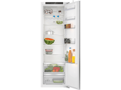 Frigorífico una puerta integrable - Balay 3FIE734S, Cíclico, 177.2 cm, 310 l, Control electrónico, Interruptor Super-refrigeración, Sin Panelar