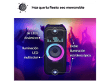 Altavoz de gran potencia - LG X BOOM DXL7T, 250W, Bluetooth, Karaoke, luces y pantallas LED, Resistencia al agua IPX4, Autonomía 20h, Negro
