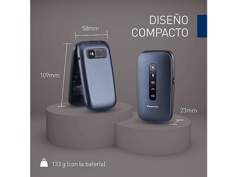 Móvil - Panasonic KX-TU550EXC, 4G, 2.8