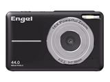Cámara - Engel EC 2400 B, 8 MP (hasta 44MP interpolados), FHD, Digital, Compacta, Apertura de F/2.2, 16x Zoom, Pantalla 2.4", Negro