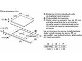Placa inducción - Siemens EX675LYC1E iQ700, 2 zonas, 22.5 cm, Negro