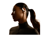 Auriculares True Wireless - Shokz OpenFit 2, 48 h Autonomía, Open-Ear, Resistencia al agua IP55, Micrófono con cancelación de ruido, Beige