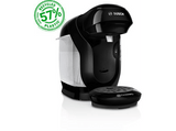 Cafetera de cápsulas - Bosch Tassimo Style TAS112E, 3.3 bar, 0.7 l, 1.400 W, Intellibrew, Tamaño Compacto, Sostenible, Negro